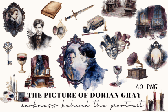Download The Picture of Dorian Gray Clipart - Premium Bundle