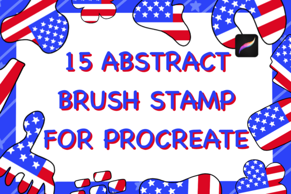 Download 15 ABSTRACT BRUSH STAMP for PROCREATE - Premium Resources