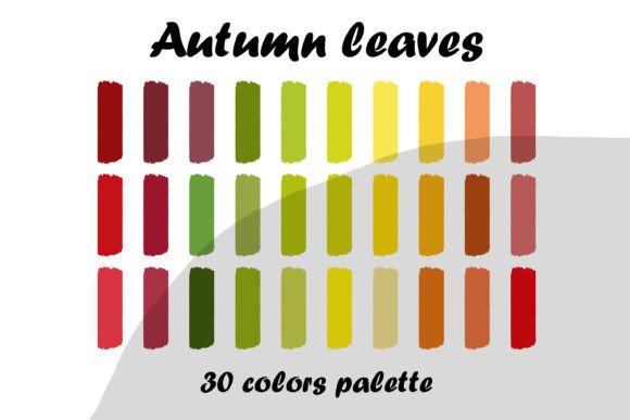 Download Autumn Leaves Procreate Color Palette - Leaves Collection