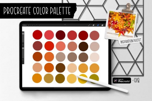 Download Autumn Leaves Procreate Color Palette - Leaves Collection